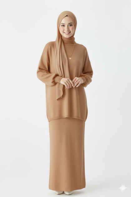 طقم مايا (عسلي)