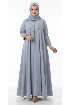 عباية تسواهن (فضي)