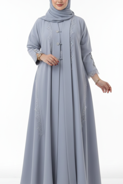 عباية تسواهن (فضي)