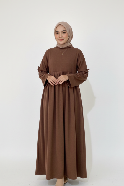 فستان نيفين (بني)