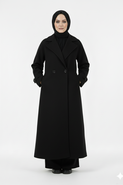 جاكيت تيما الشتوي الرسمي اللون الاسود 