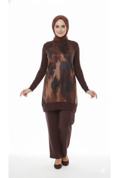 طقم هيليا (بني)