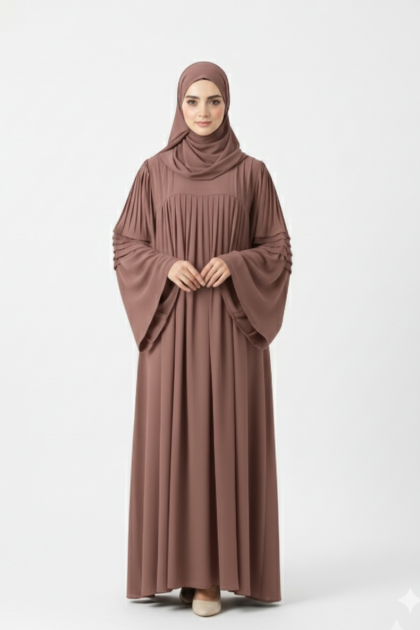 فستان دلال المناسب لموسم الصيف . اللون  موكا