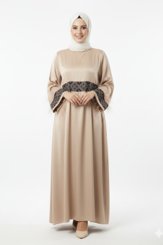 فستان سندس المناسب لموسم الصيف بيج