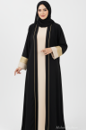 طقم عباية المهرة 3 قطع مع الشيلة اسود