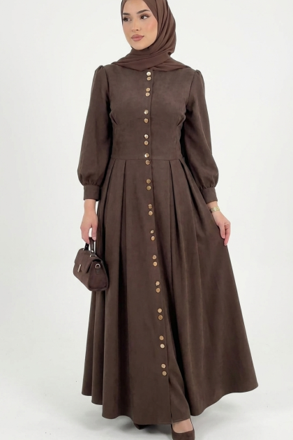 فستان الليدي (بني) 