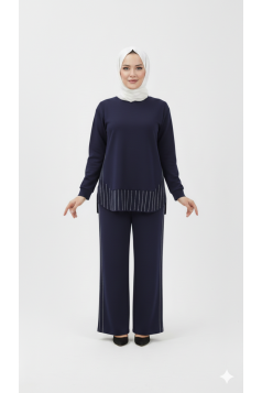 طقم سيفا (كحلي) 