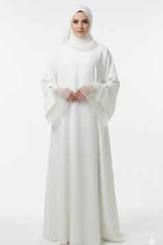 عباية نفس (ابيض) 