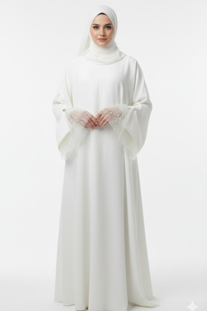 عباية نفس (ابيض) 