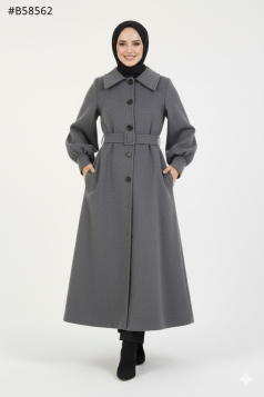 مانطو صفا  (رمادي)