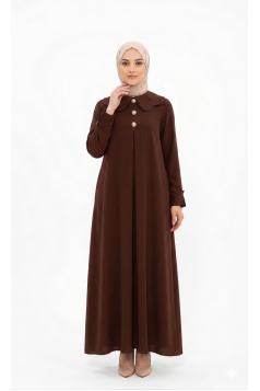 فستان شهيرة (بني) فستان شهيرة (بني)