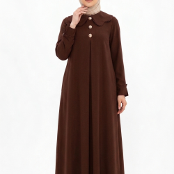 فستان شهيرة (بني)