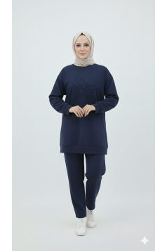 طقم ناي (كحلي) 