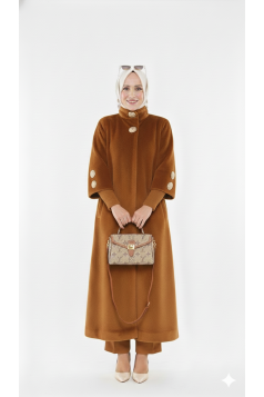 جاكيت امال الشتوي (عسلي)