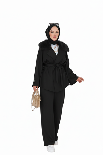 طقم نوال (اسود)