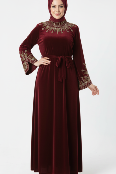 فستان ليليانا (بوردو) 