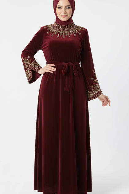 فستان ليليانا (بوردو) 