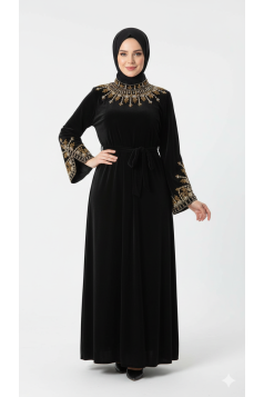 فستان ليليانا (اسود) 