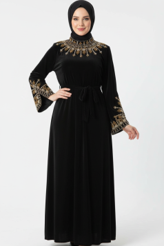 فستان ليليانا (اسود) 