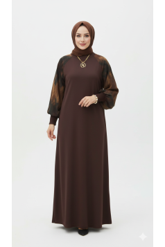 فستان رينا (بني) Waleed