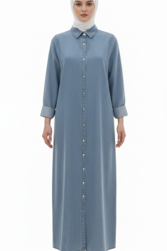 فستان سحر (جينز فاتح)