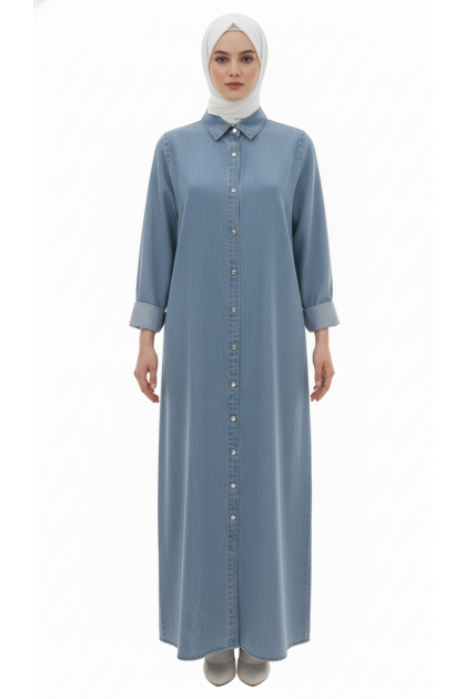 فستان سحر (جينز فاتح)