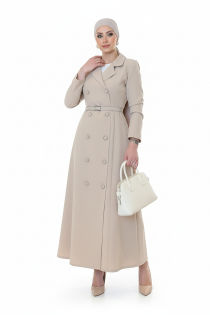 مانطو شيرين الرسمي – صيفي – اللون البيج