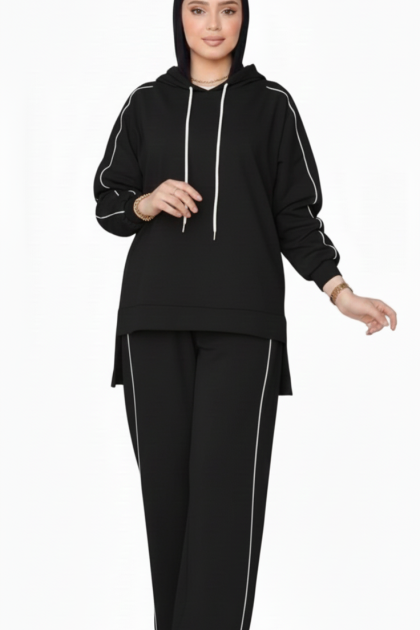 طقم كاترينا (اسود)