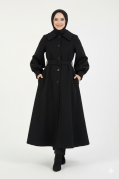 مانطو صفا  (اسود)