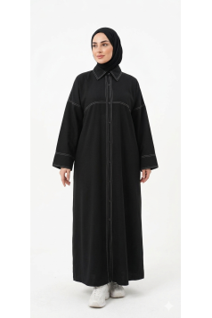 عباية ايلاف (اسود) (جملة)