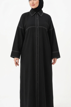 عباية ايلاف (اسود) (جملة)