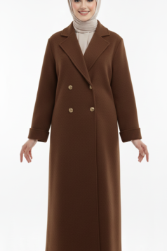 مانطو نتاشا لون بني