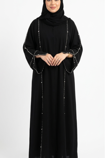 عباية لوسيل (اسود) (جملة)