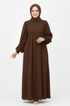 فستان انعام (بني)