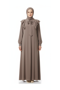 فستان رانية لون (بني)