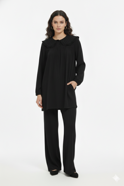 طقم شيدا العملي الصيفي (اسود) طقم شيدا العملي الصيفي (اسود)