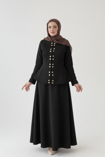 طقم كارلا (اسود) 