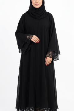 عباية ميادة (اسود) (جملة)