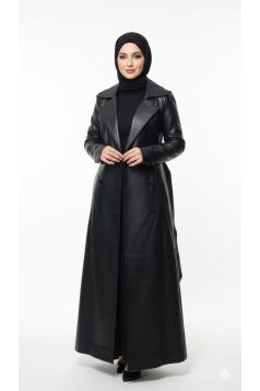 جاكيت روبي الجلد 