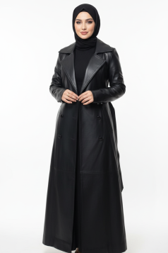 جاكيت روبي الجلد 