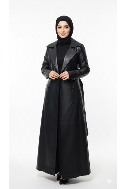 جاكيت روبي الجلد 