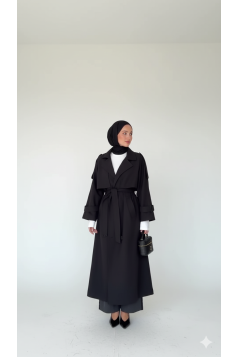 ترانشكوت سما الخريفي (اسود)