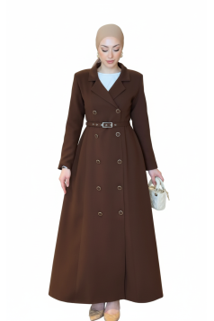 مانطو شيرين الرسمي – صيفي – اللون بني