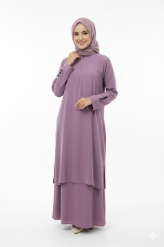 طقم التراويح مناسب لكل المواسم رسمي وعملي (زهري) 1653