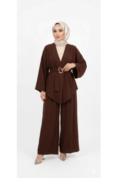 طقم همسة (بني)