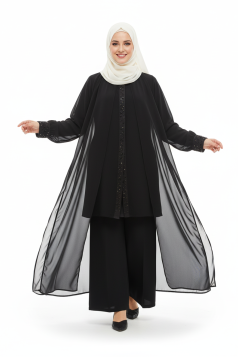 طقم داليا (اسود)