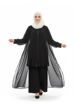 طقم داليا (اسود)