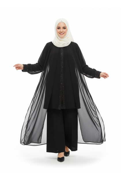 طقم داليا (اسود)