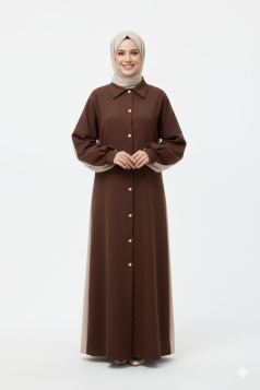 عباية ايمان لون (بني)