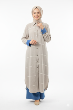 طقم وداد (لون ازرق)